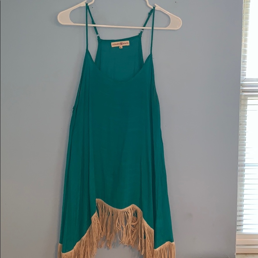 Altar’d state aqua/sea foam tank